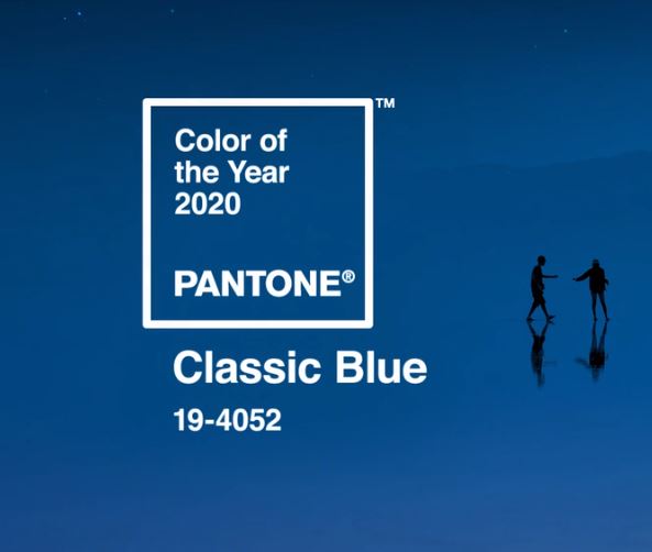 el color del 2020, azul de pantone