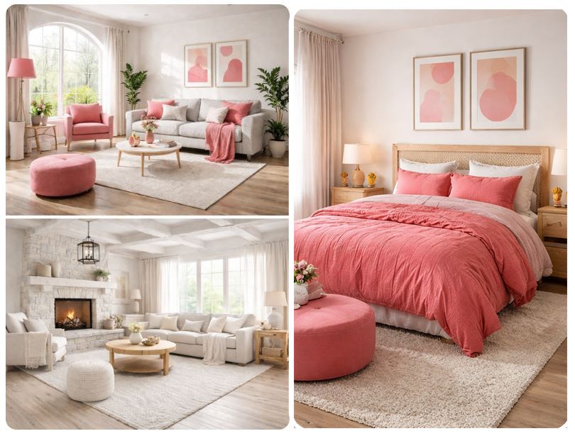 En interiorismo el color pantene 2026 o color cloud dancer